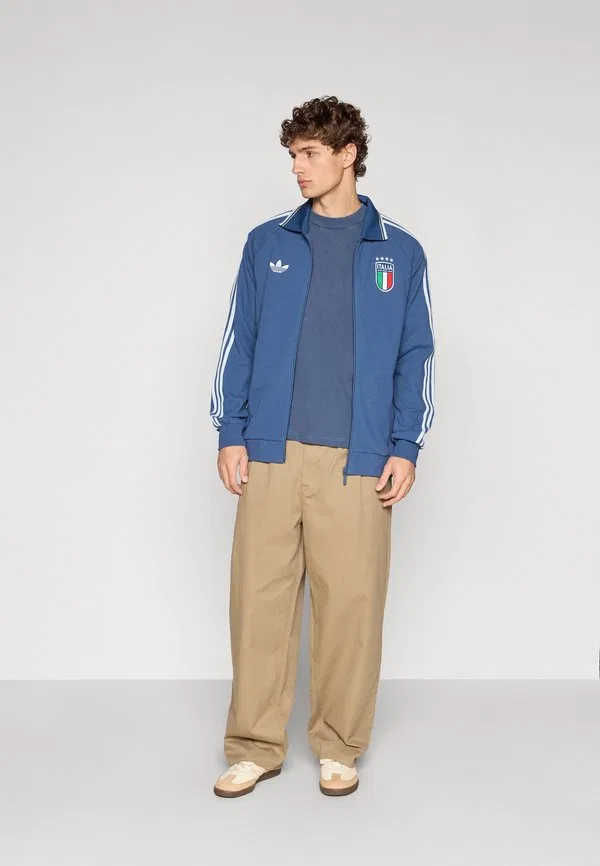 Куртка с изображением гостевого гимна сборной италии Adidas Originals, Night Marine — фото 2
