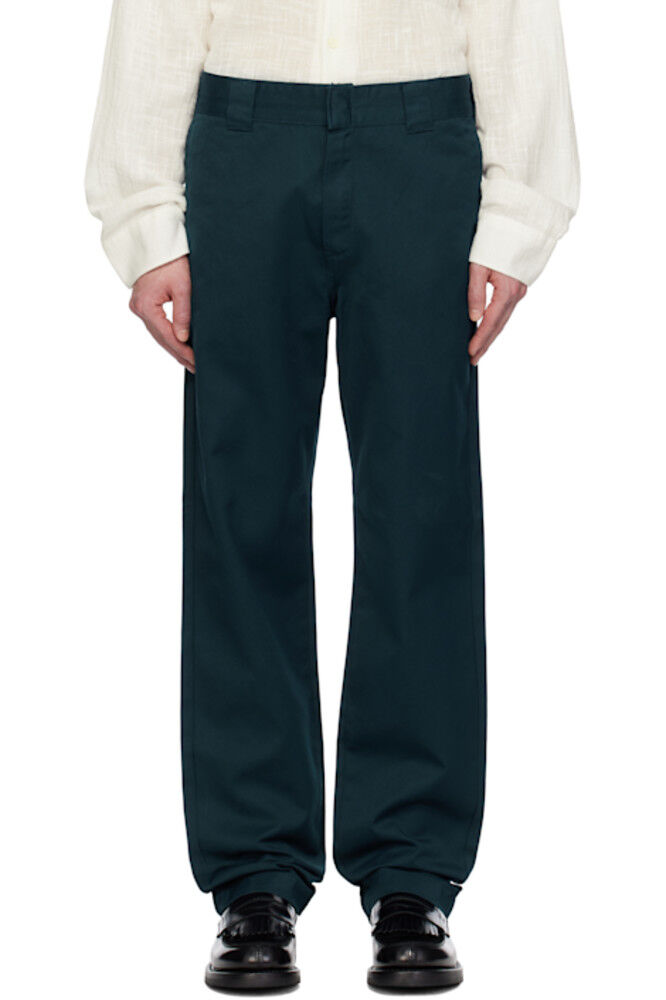 

Синие брюки-мастер из твила Carhartt Work In Progress