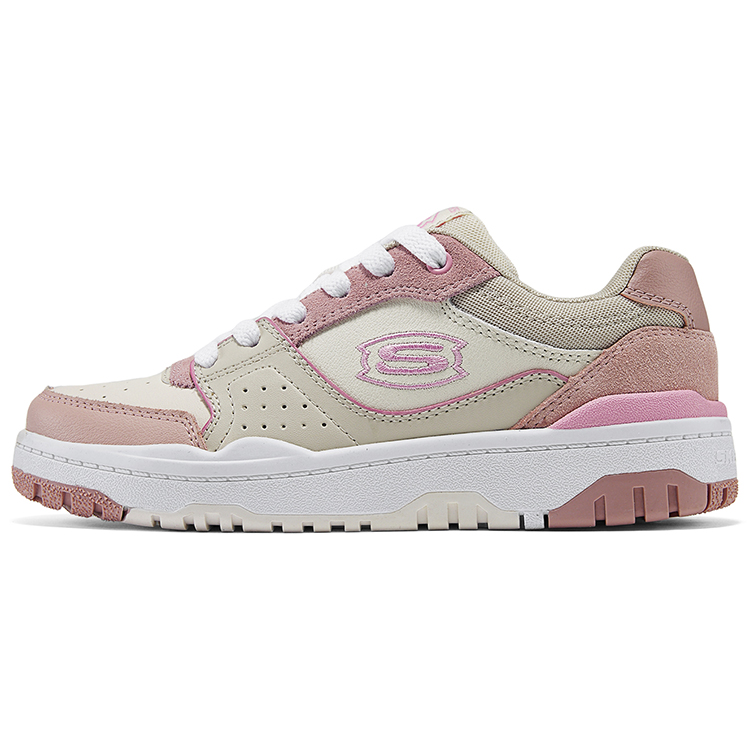 

Skechers Kids Кроссовки для скейтбординга STREET GIRLS с низким верхом, нескользящие, розовые, бежевые, детские