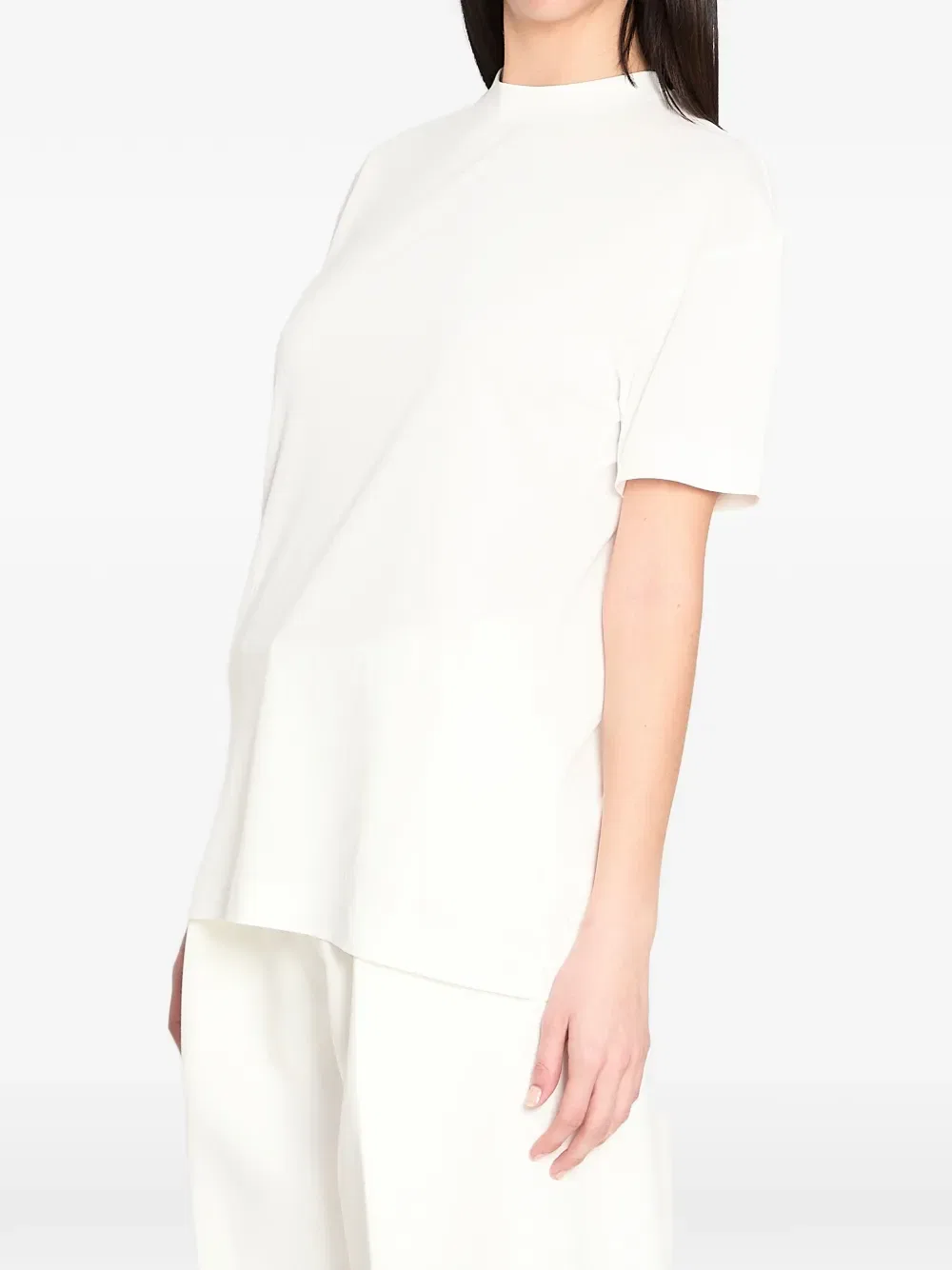 Футболка с эффектом бумаги Ventadou Jacquemus, белый — фото 3