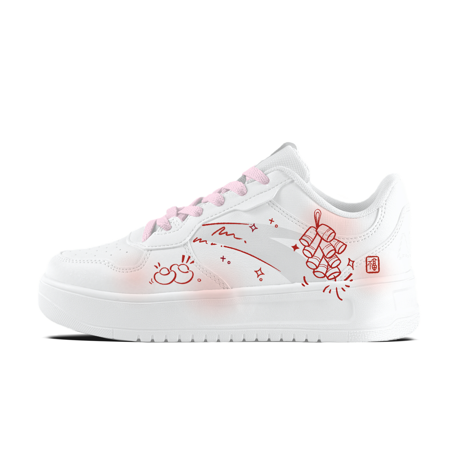 

Легкие кроссовки для скейтбординга Easy Firework Sycee с защитой от истирания и скольжения, унисекс ANTA, оранжевый синий