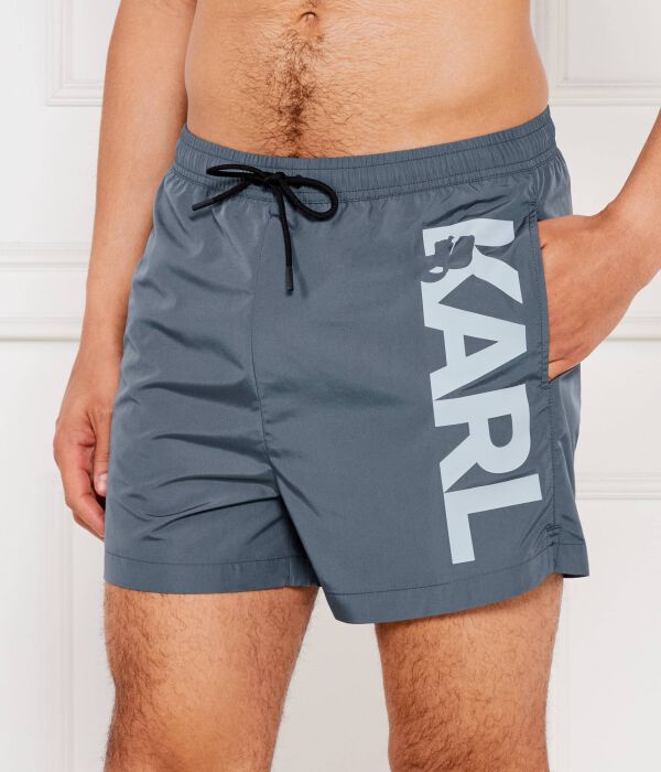 

Шорты для плавания Regular fit Karl Lagerfeld, черный