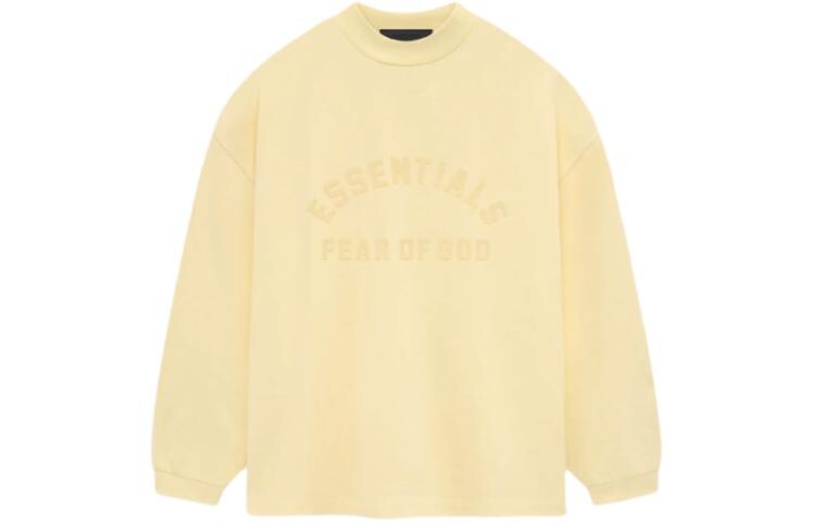 

Хлопковая толстовка с логотипом Fear Of God Essentials, желтый