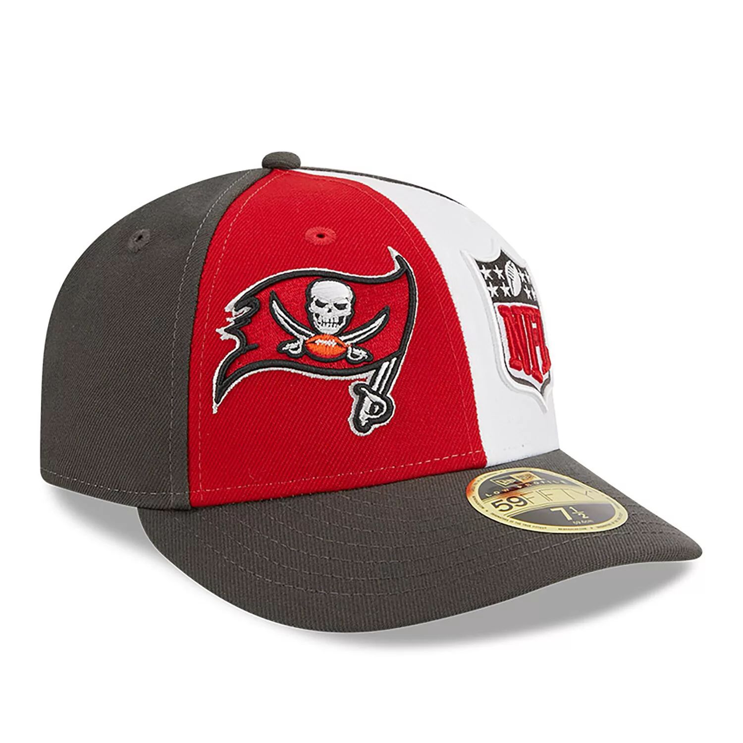 

Мужская бейсболка New Era Red/Pewter Tampa Bay Buccaneers 2023 Sideline Low Profile 59FIFTY