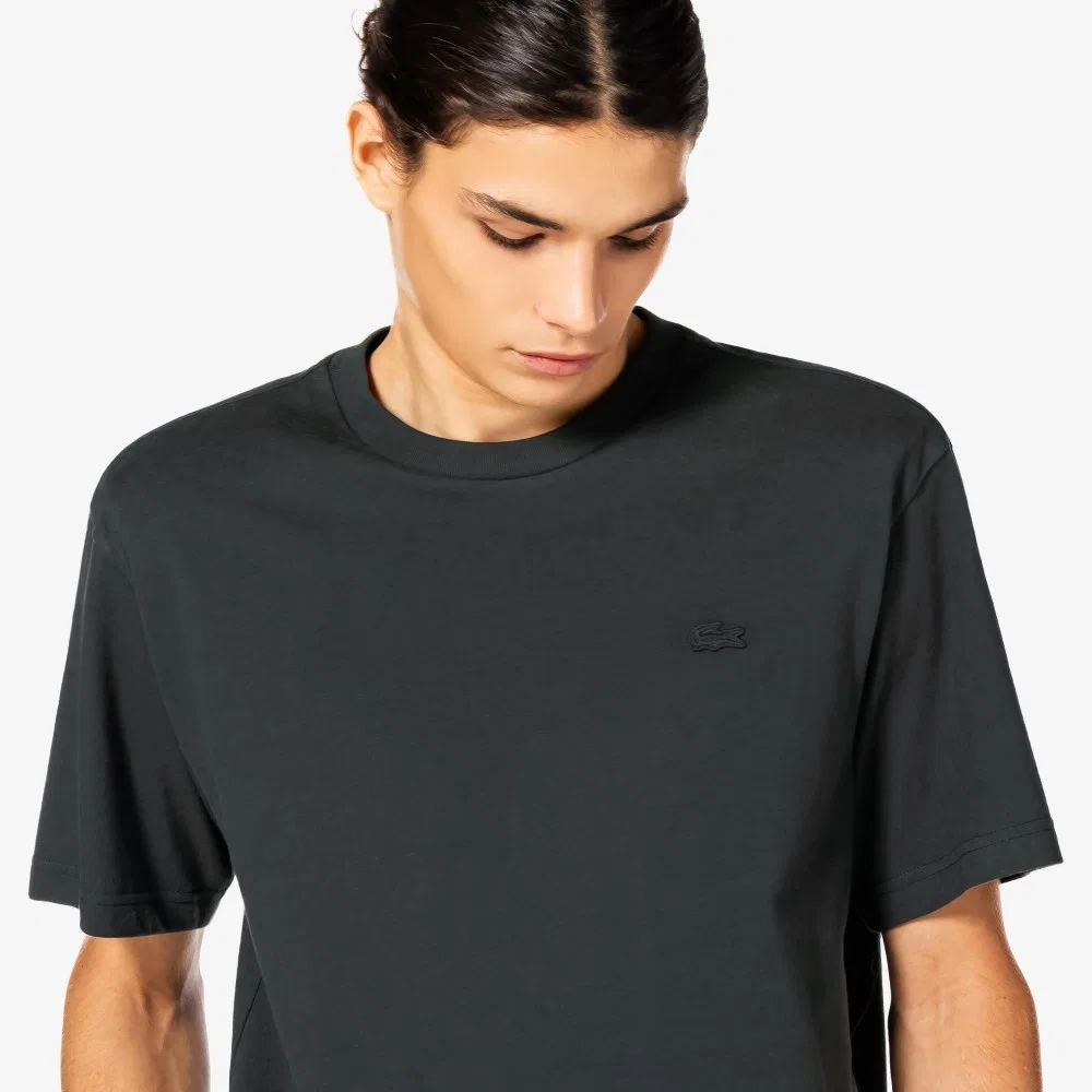 Футболка мужская Lacoste с начесом, базовая, серый — фото 2