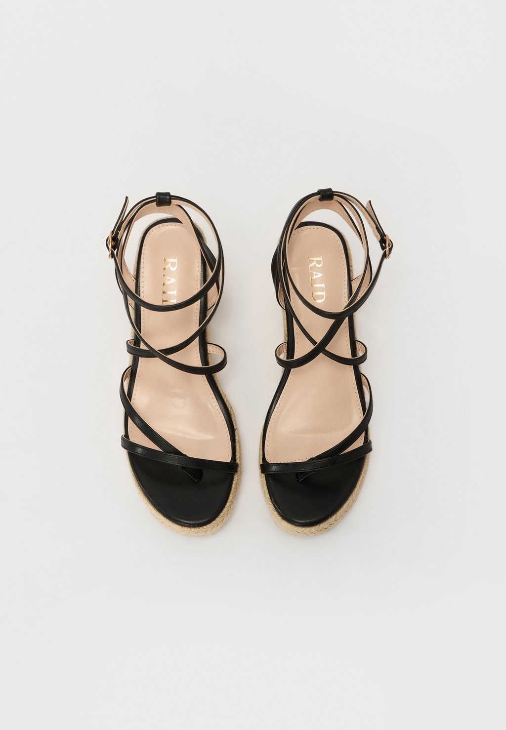 Сандалии с манжетой на щиколотке HADIA - Espadrilles RAID, черный — фото 4