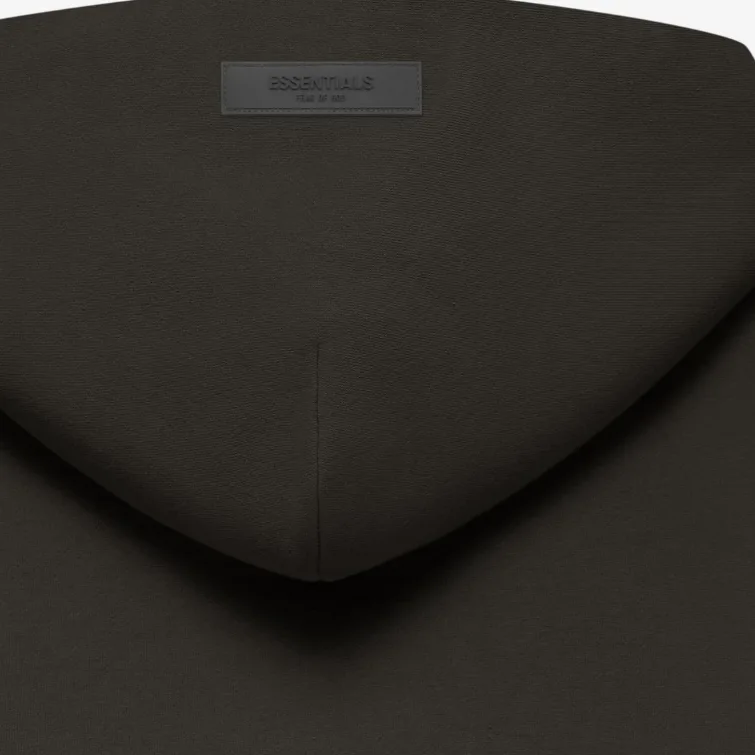 Fear Of God Essentials Свитшот серый черный детский — фото 4