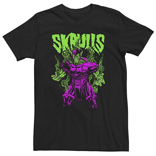 

Футболка Marvel Skrull Transform retro comic Big & Tall Licensed Character
