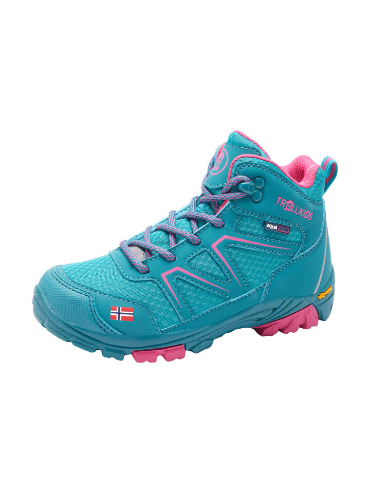 

Походная обувь Trollkids Wanderschuh Hiker Mid Skarvan, цвет smaragd