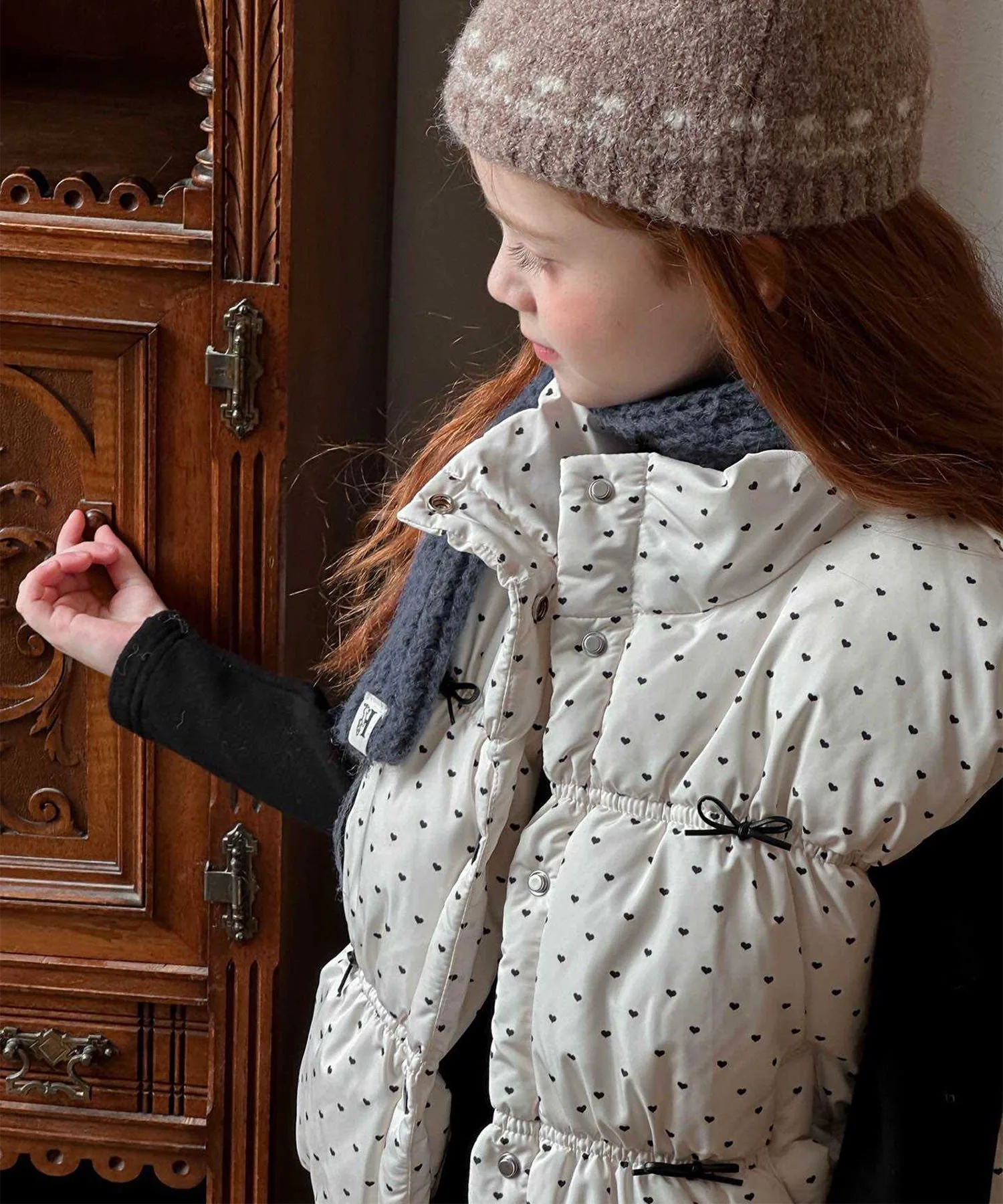 Мягкий жилет Aimoha Kids, off white — фото 4