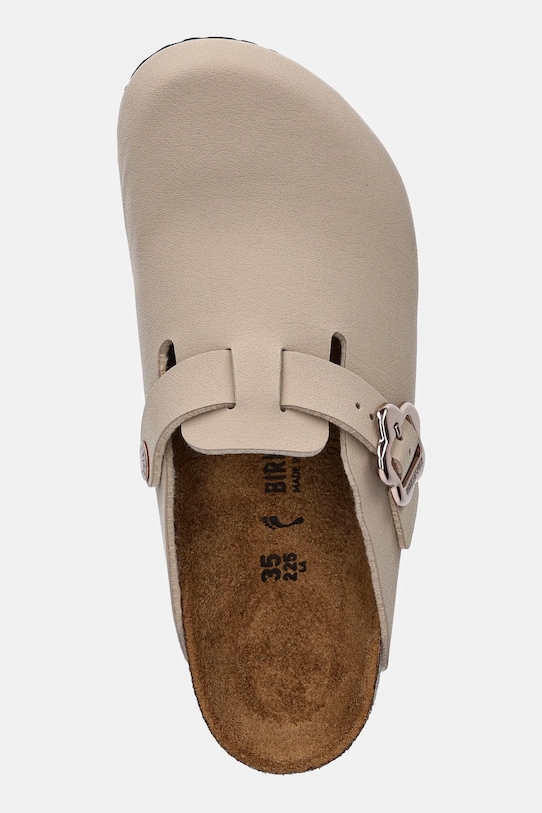 Бостонские детские шлепанцы Birkenstock, бежевый — фото 4