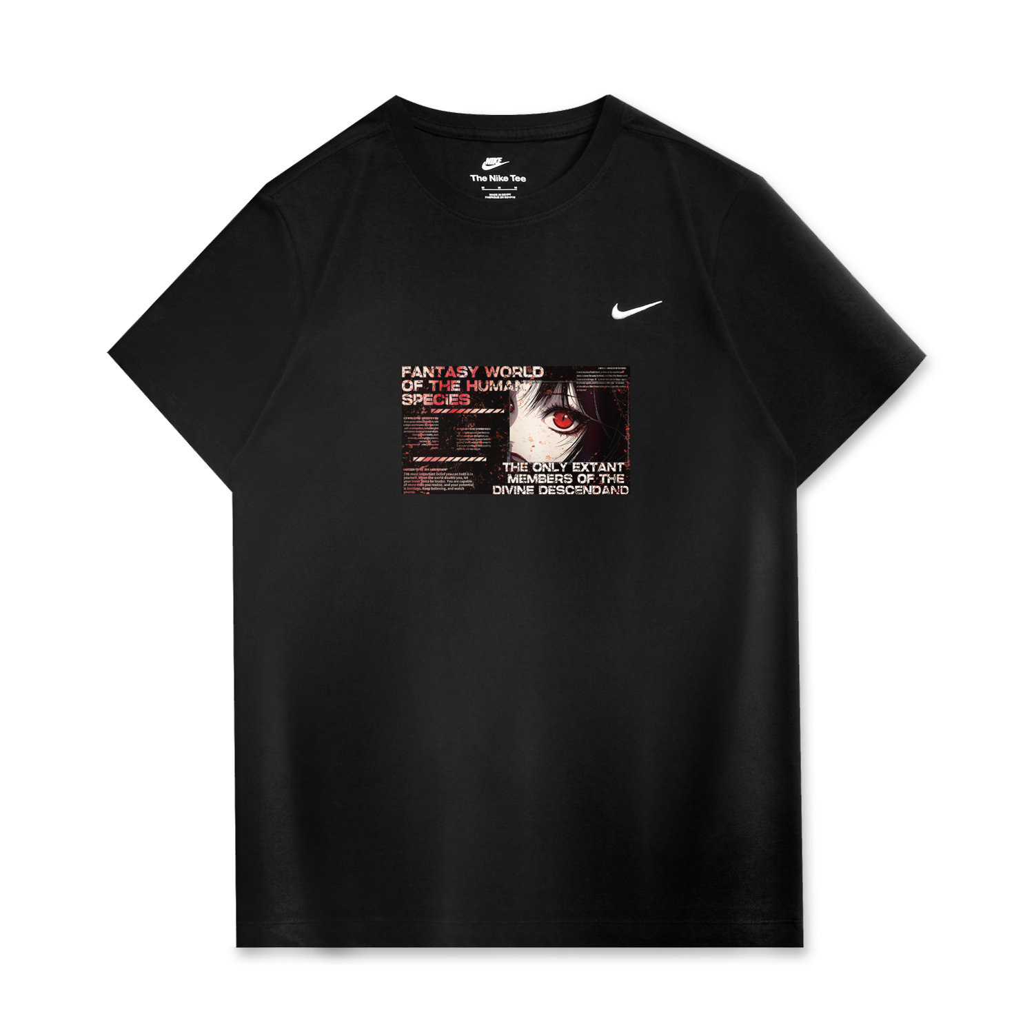 

Nike Спортивная футболка унисекс черная, Черный, Nike Спортивная футболка унисекс черная