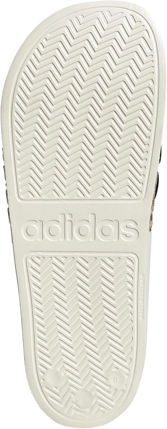Сланцы для душа adidas Adilette для взрослых унисекс, черный/белый/бежевый — фото 2