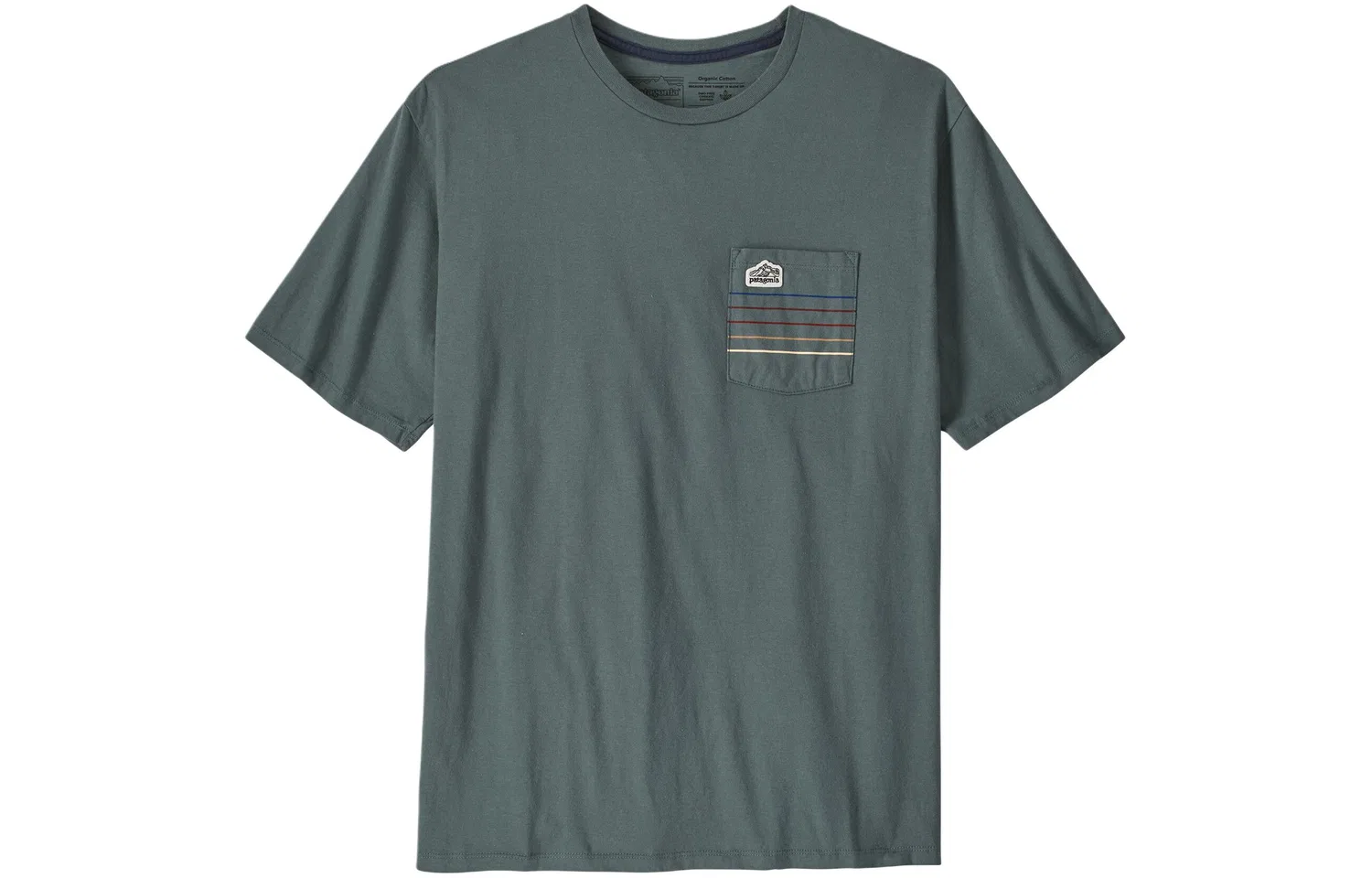 Футболка с круглым вырезом Patagonia Organic T-Shirts Unisex Nouveau Sport Green