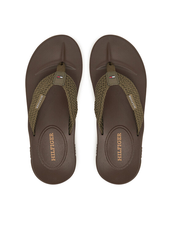 

Шлепанцы Molded Web Beach Sandal FM0FM05434 Tommy Hilfiger, хаки