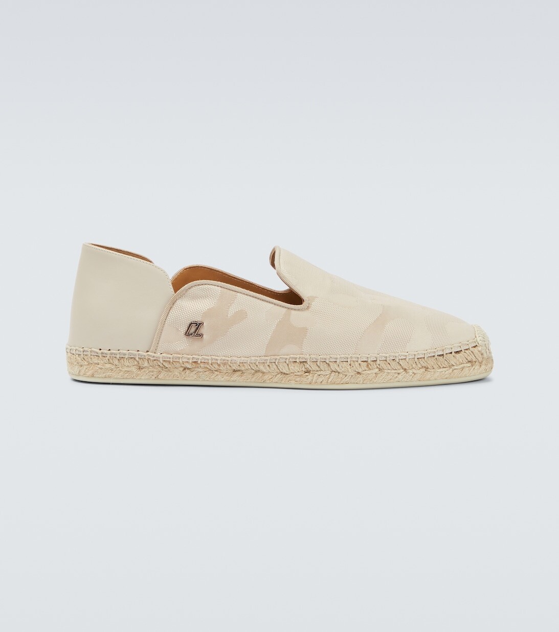 

Эспадрильи из плотной ткани Espadon Christian Louboutin, бежевый