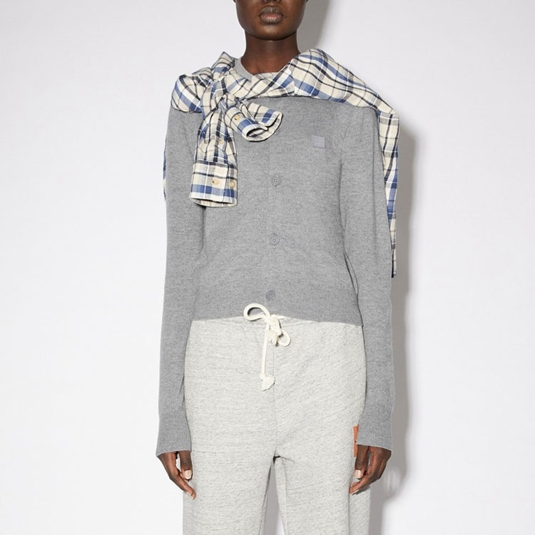 Свитер женский вересково-серый Acne Studios — фото 4