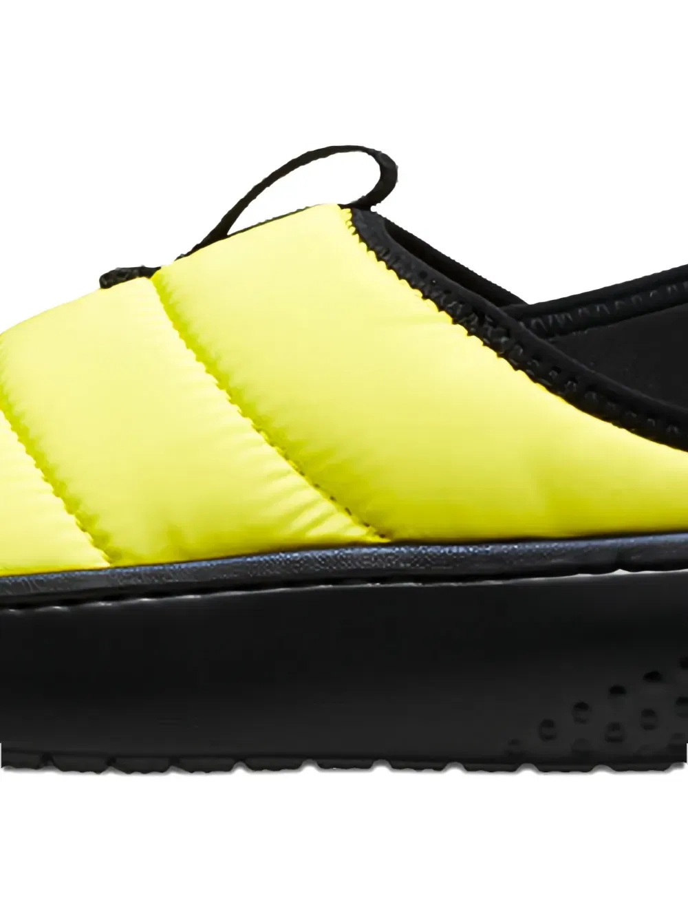 Стеганые пинетки Puff Moc U Classic Crocs, желтый — фото 2