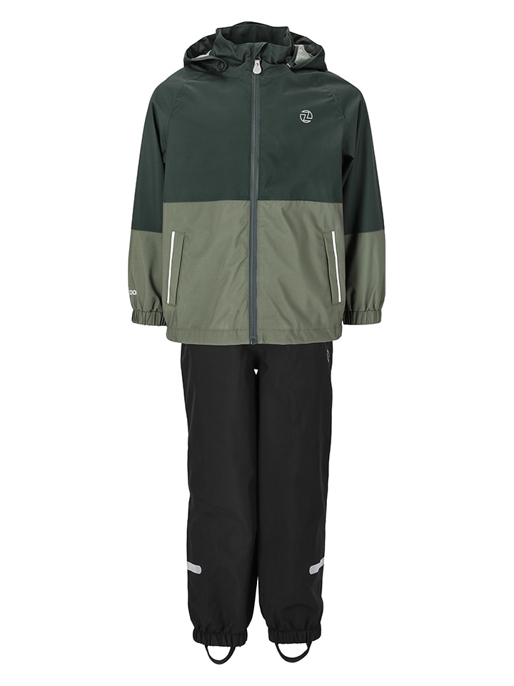 

Zigzag Дождевой костюм из двух частей "Даллас" в зелено-черном цвете