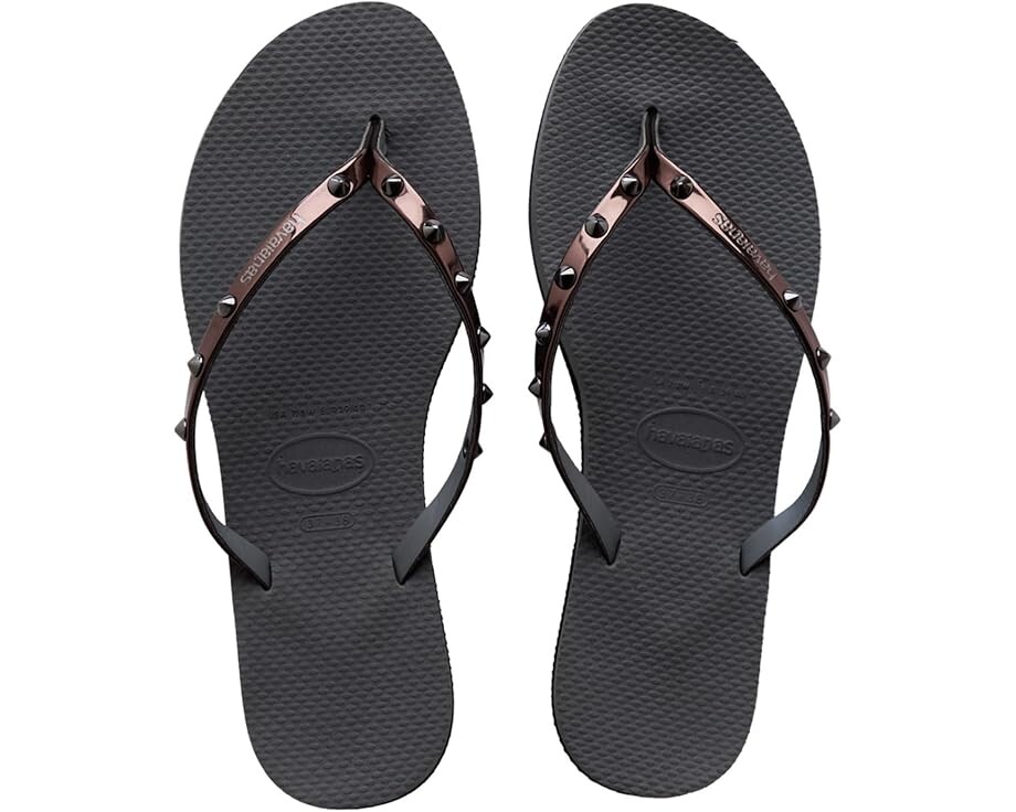 Сандалии Havaianas You Spike Sandals, цвет Grey Steel/Metallic Graphite — фото 2