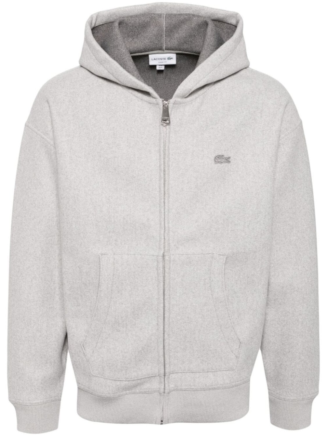 

Lacoste куртка свободного кроя с капюшоном, серый