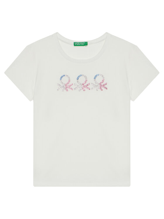 

Футболка обычного кроя 3I1XC10MZ United Colors Of Benetton, белый