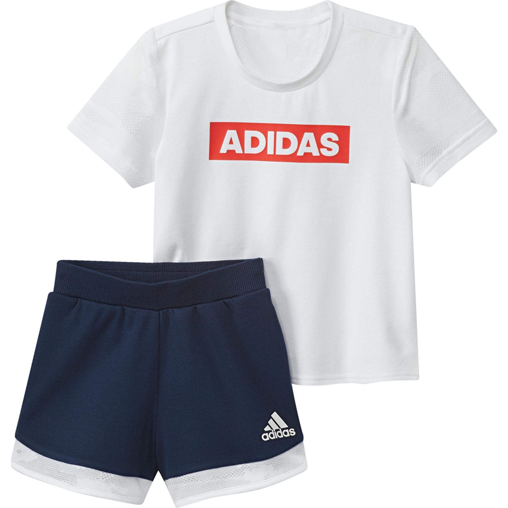 Повседневная спортивная одежда для детей 3-7 лет Adidas, белый — фото 4