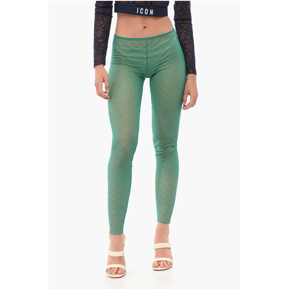 

Колготки Monogram Lace Collant Dsquared2, зеленый