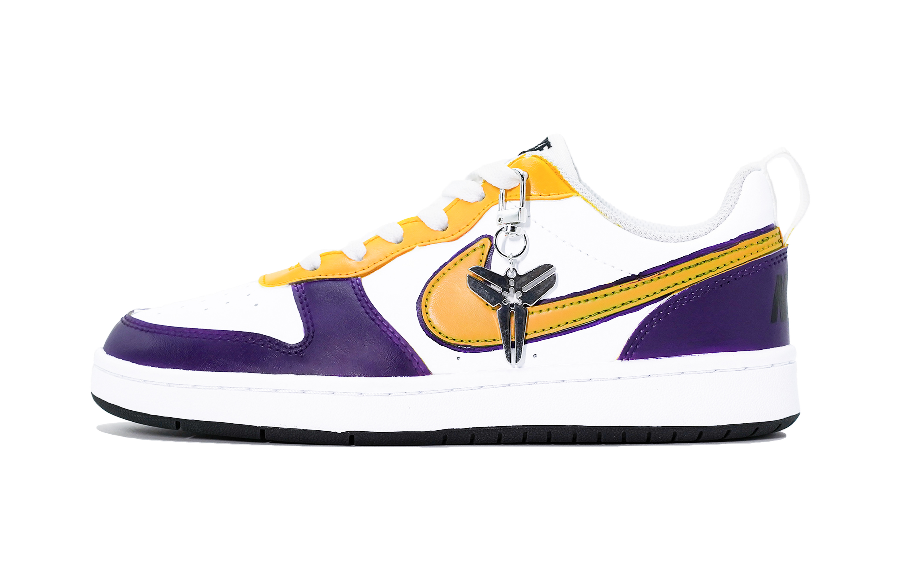 

Детские скейтерские кроссовки Court Borough для младших школьников Nike, фиолетовый/желтый