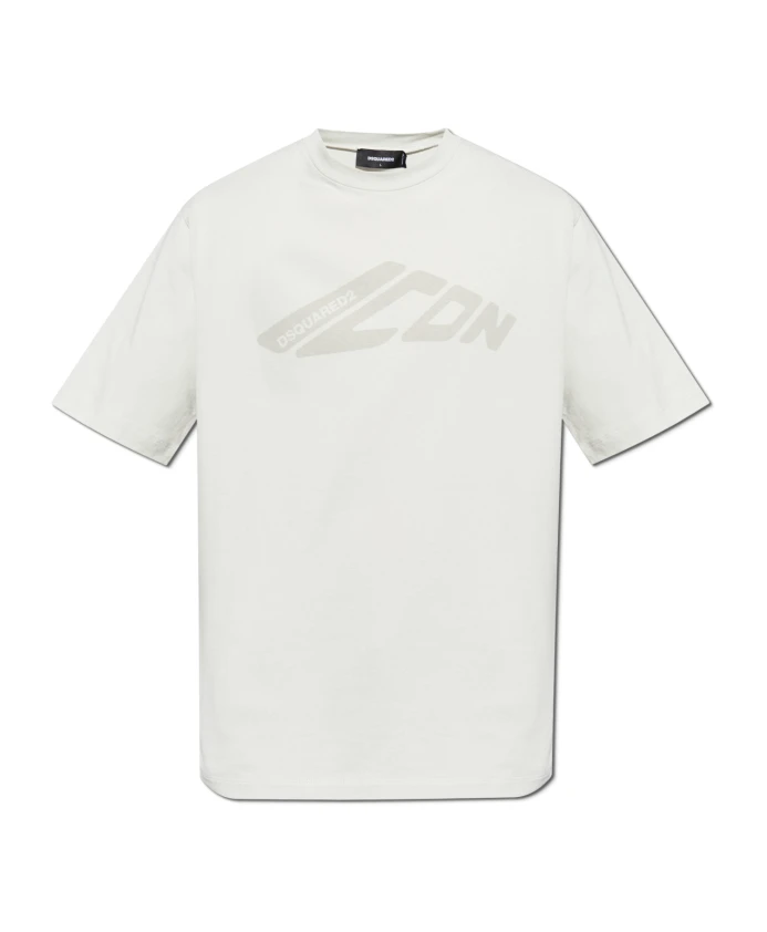 

Футболка с логотипом Dsquared2, серый