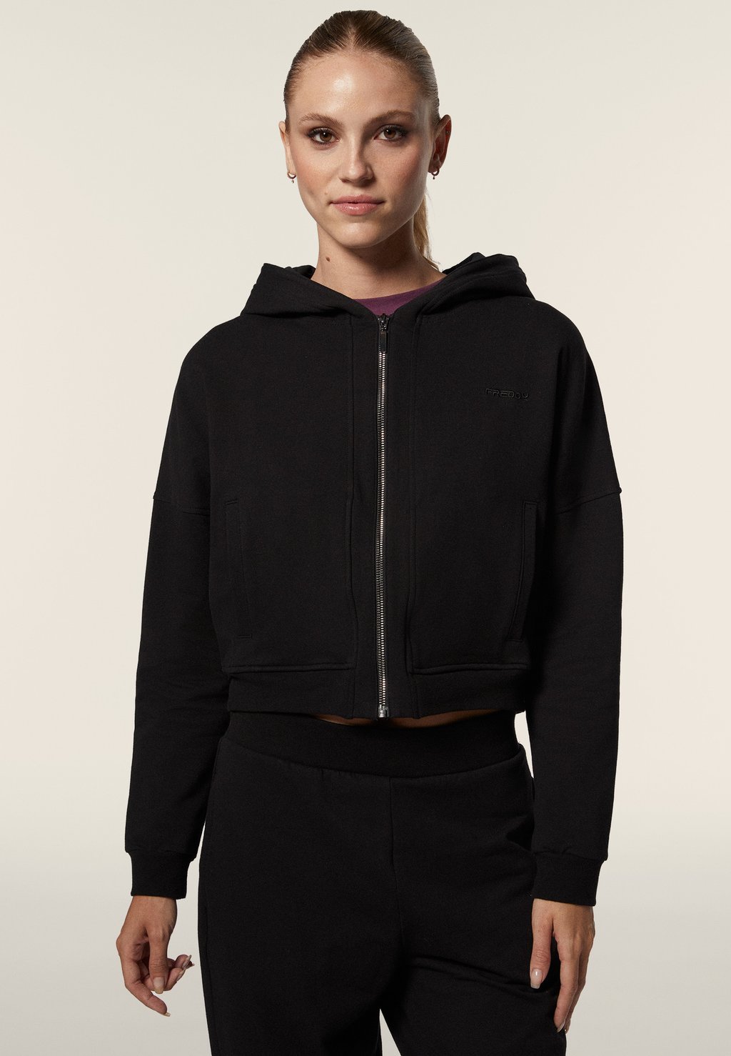 

Толстовка на молнии COMFORT FIT CON CAPPUCCIO Freddy, коричневый