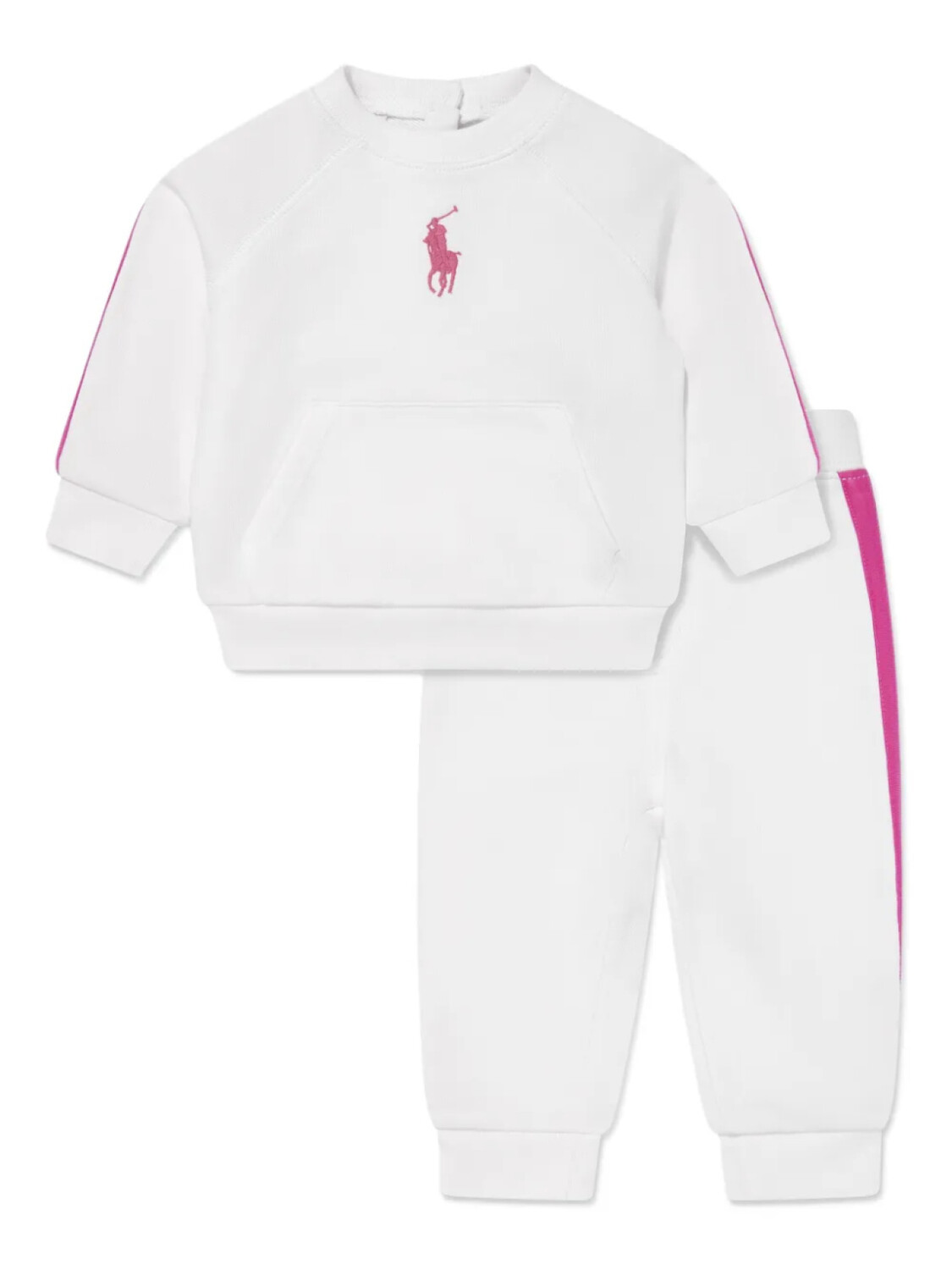 

POLO RALPH LAUREN KIDS Спортивный костюм Polo Pony с вышивкой (комплект из двух), белый