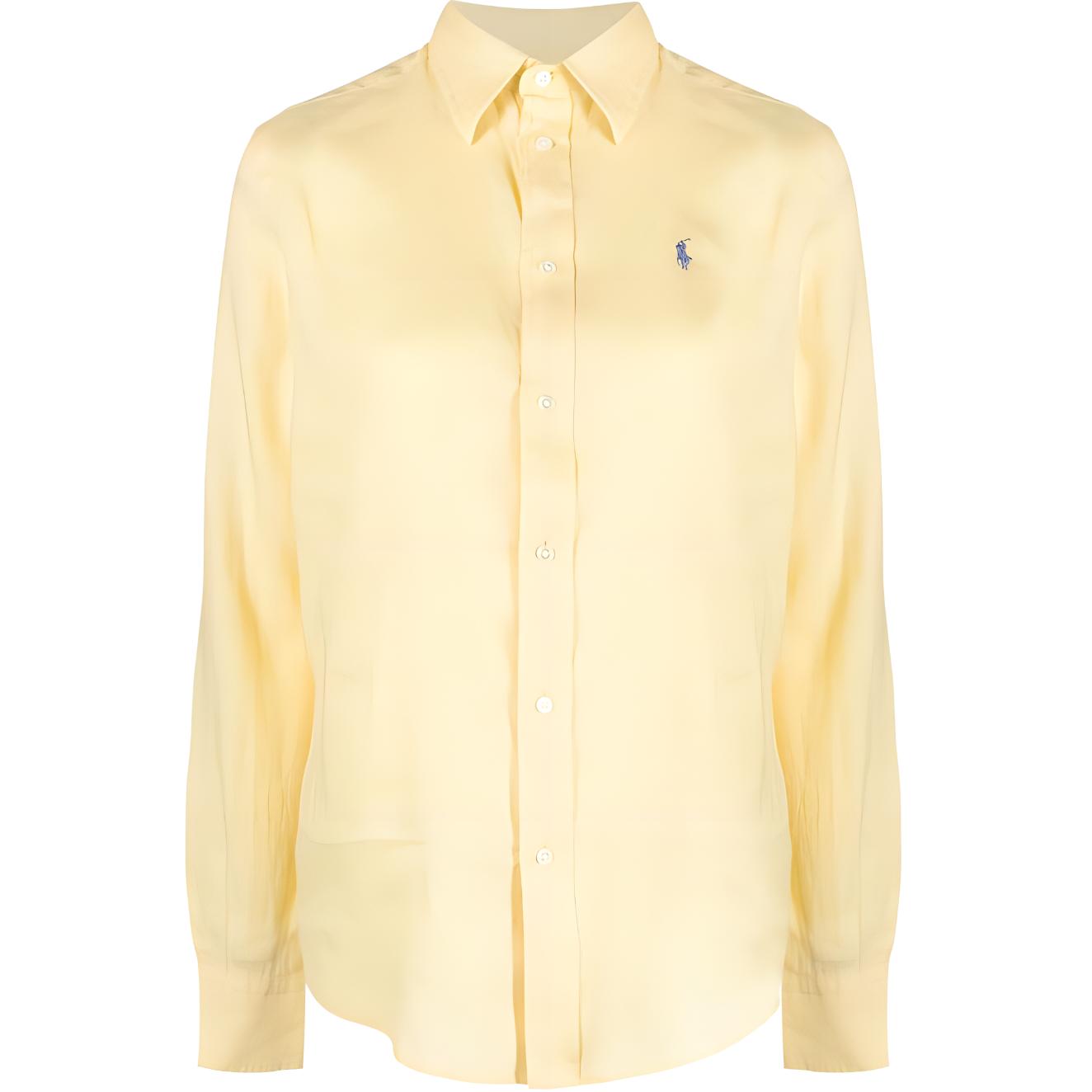 

Поло Пони Льняная Рубашка Polo Ralph Lauren, Желтый
