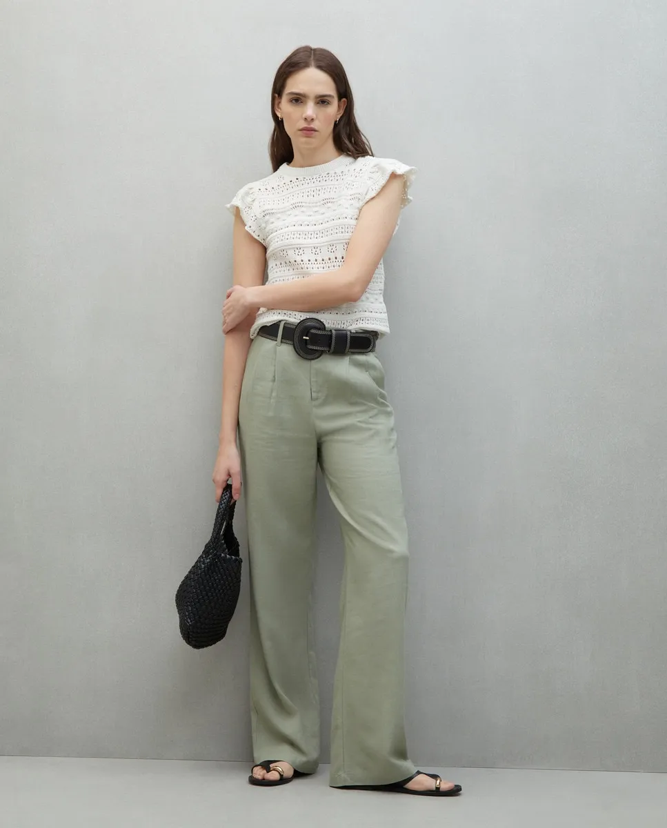 

Женский топ с контрастной структурой Easy Wear, цвет Crudo