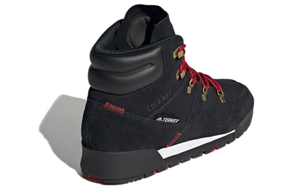 Кроссовки (WMNS) adidas Terrex Snowpitch C.Rdy 'Black Red White', черный — фото 4
