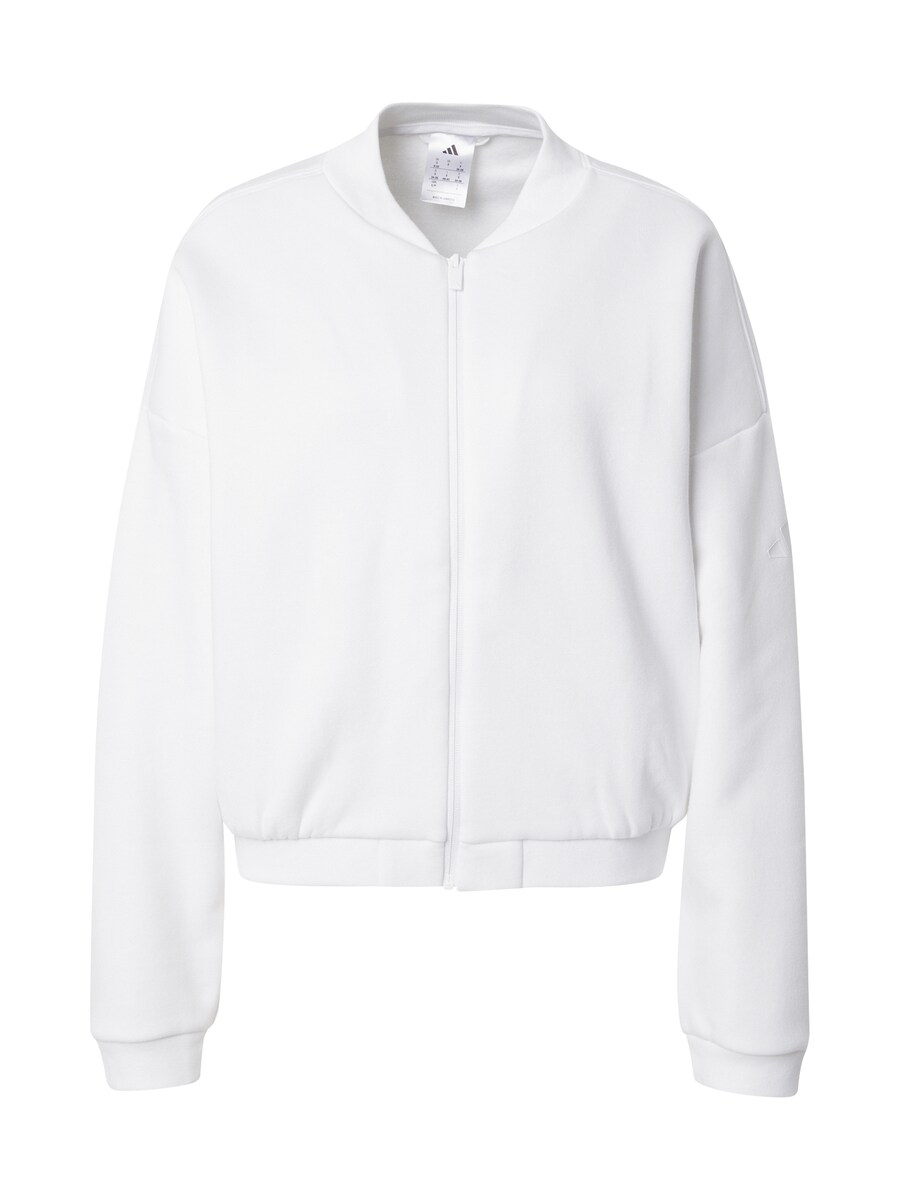 

Спортивная толстовка с капюшоном на молнии ADIDAS SPORTSWEAR Essentials, белый