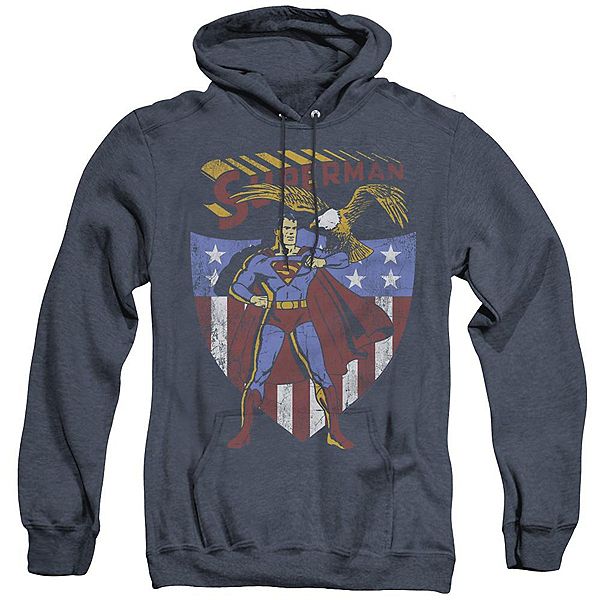

Толстовка с капюшоном Superman all american adult heather Licensed Character