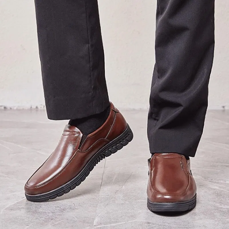 Лоферы Leather Loafers, коричневый DHFIRUFSHLO — фото 4