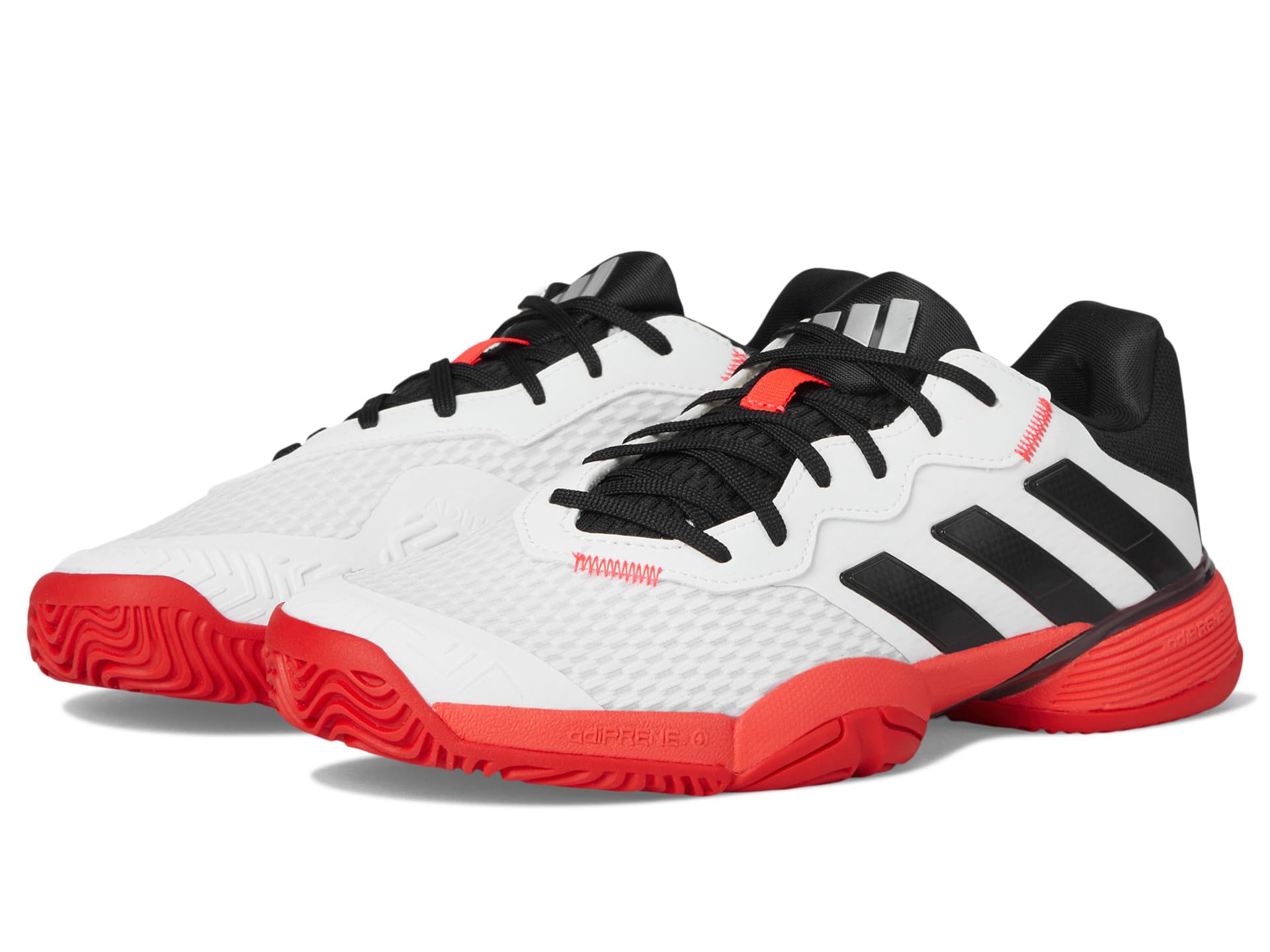 

Кроссовки adidas Kids Barricade Tennis Shoes, цвет White/Black/Lucid Red