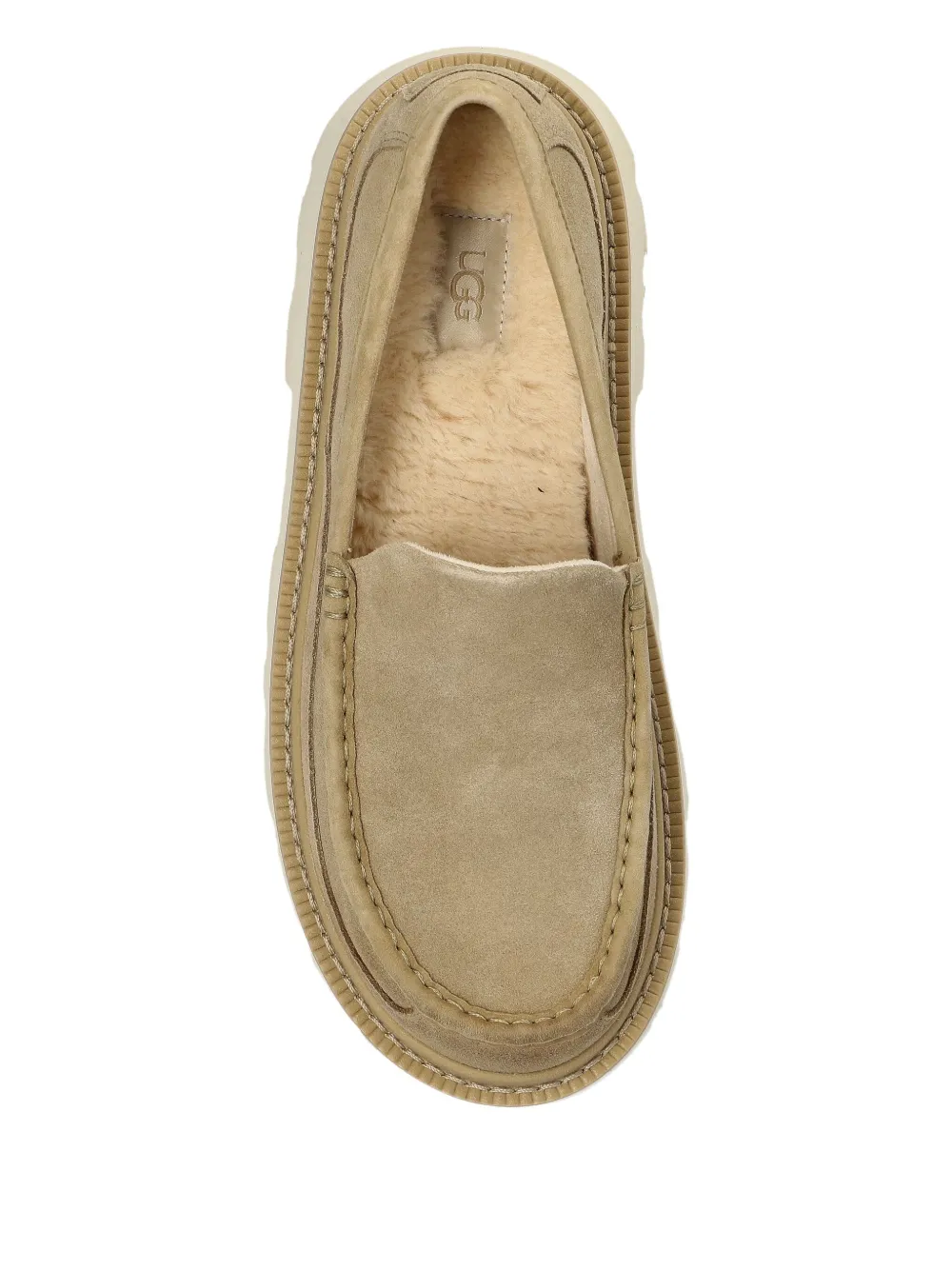Замшевые лоферы Ascot на платформе Ugg, нейтральный — фото 3