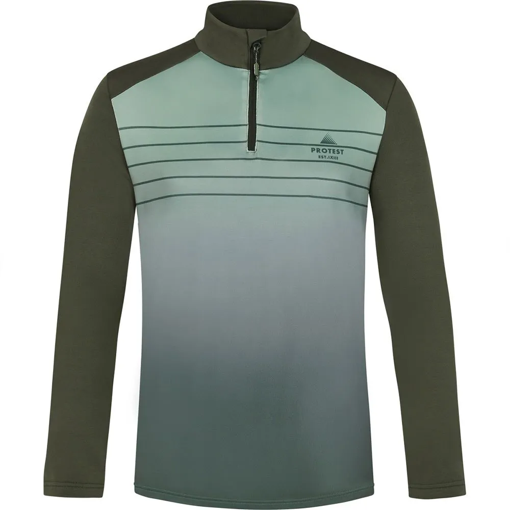 

Флис Protest Bigby half zip, зеленый