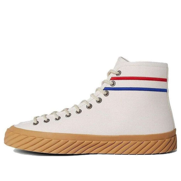 

Кроссовки interlock g high-top sneakers 'white red blue' Gucci, белый