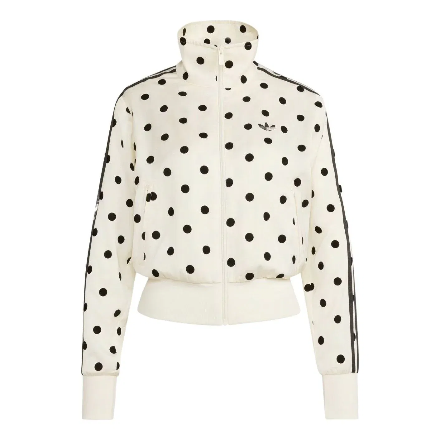Спортивная куртка Adidas Satin Polka Dots TT Track Jacket 'Off White' KV1165, белый
