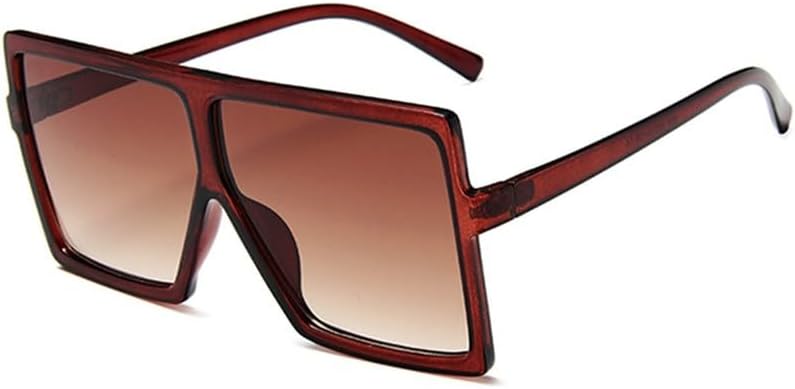 

Модные солнцезащитные очки большого размера в стиле ретро с градиентным переходом цвета и крупной оправой для женщин, цельная конструкция, многослойные прозрачные линзы KTUCN, C10 Tea