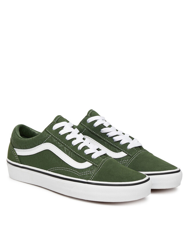 Тканевые кеды Old Skool VN000D2VZ3R1 Vans, зеленый — фото 2