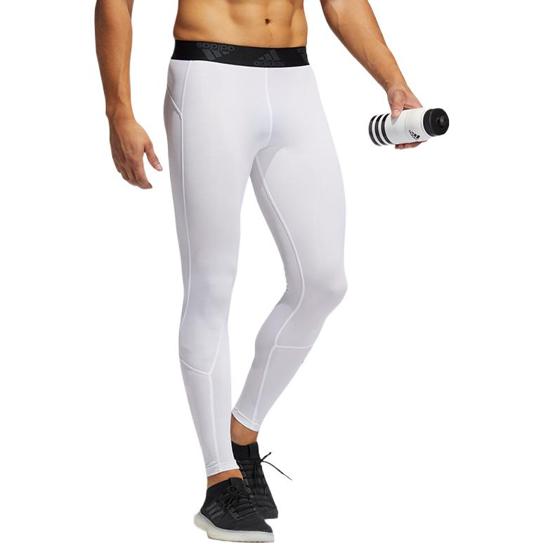 Леггинсы adidasTechfit Long Tights 'White' — фото 4