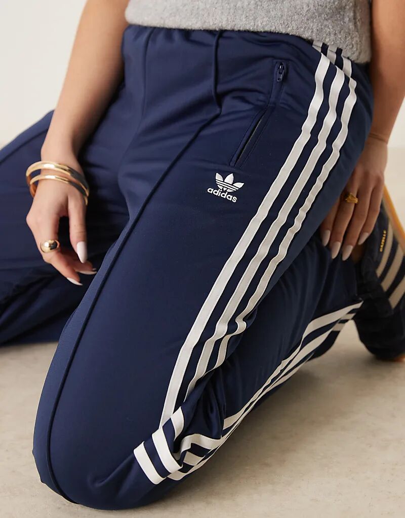 Спортивные брюки Adicolor Classics Firebird синего цвета adidas Originals — фото 3