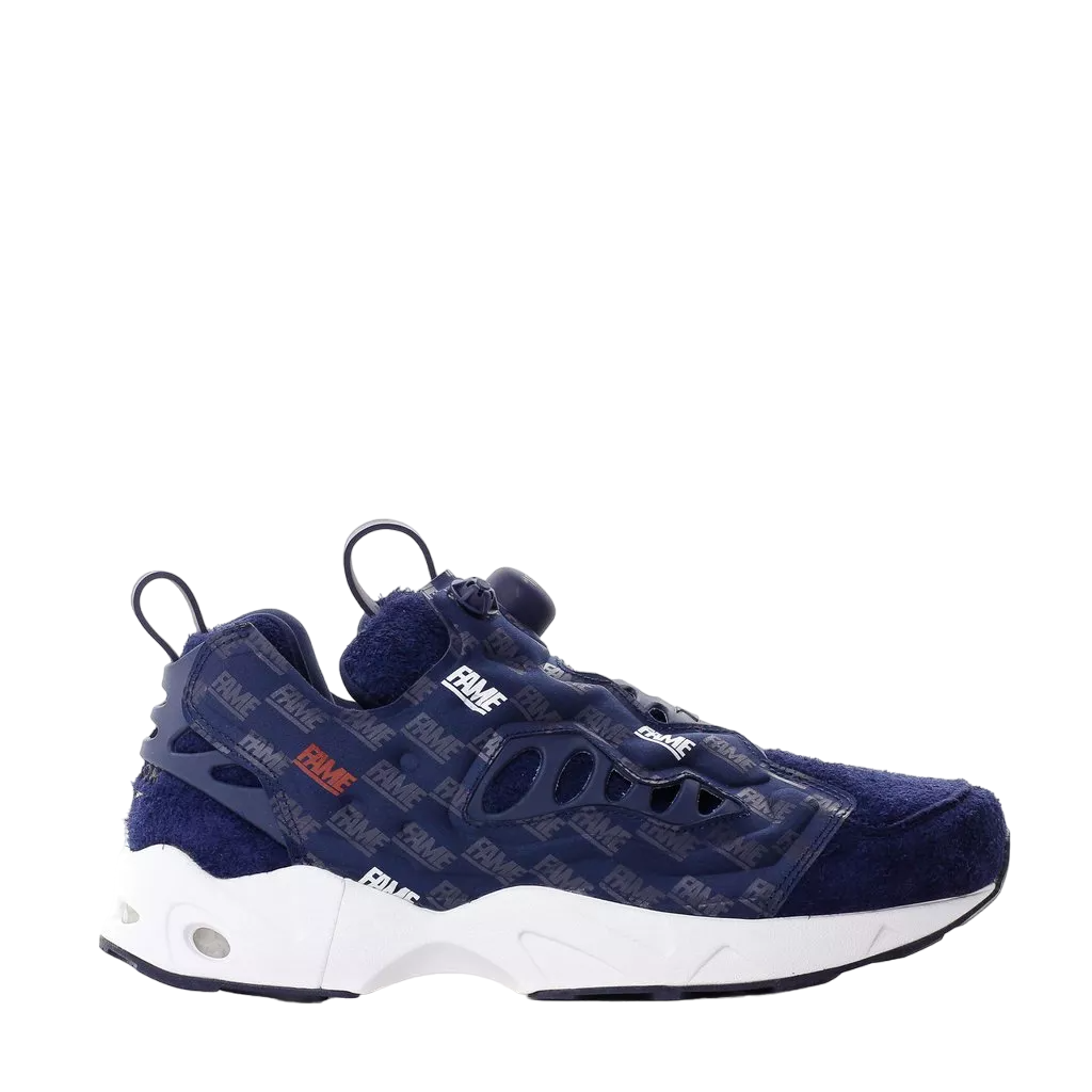 Кроссовки Reebok Instapump Fury Road x Hall Of Fame, цвет 'Navy Blue' — фото 2