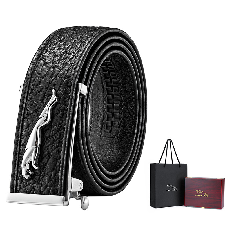 

JAGUAR Кожаный ремень мужской, Black Wooden Box