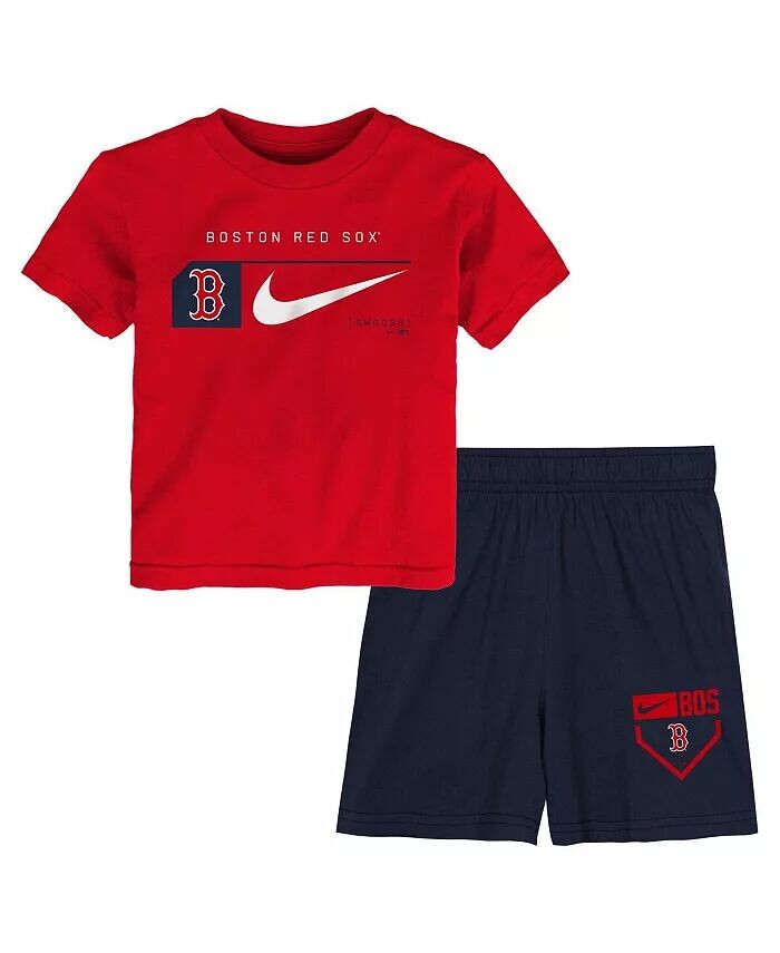

Комплект футболок и шорт для малышей Boston Red Sox Authentic Collection Nike